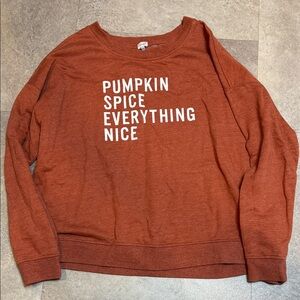Kismet Pumpkin Spice Crew Neck Sweater